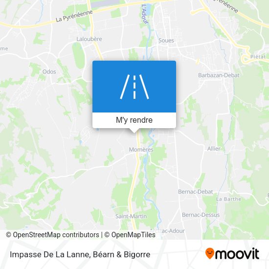 Impasse De La Lanne plan