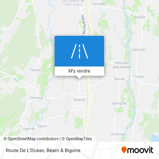 Route De L'Océan plan