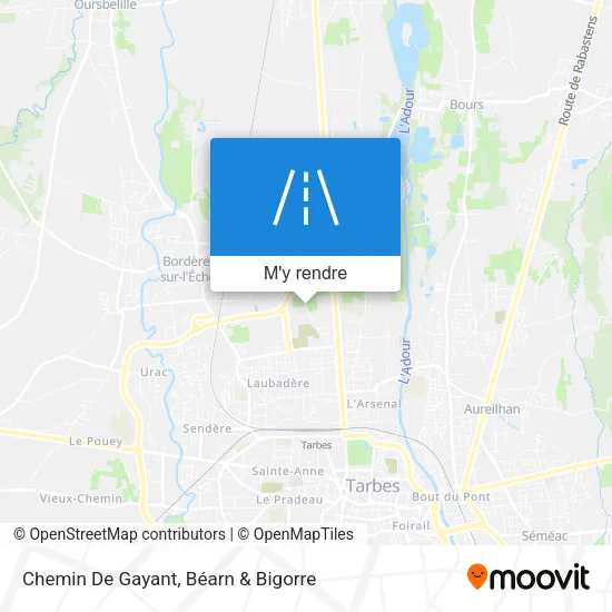 Chemin De Gayant plan