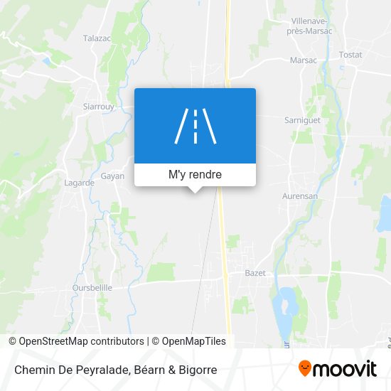 Chemin De Peyralade plan