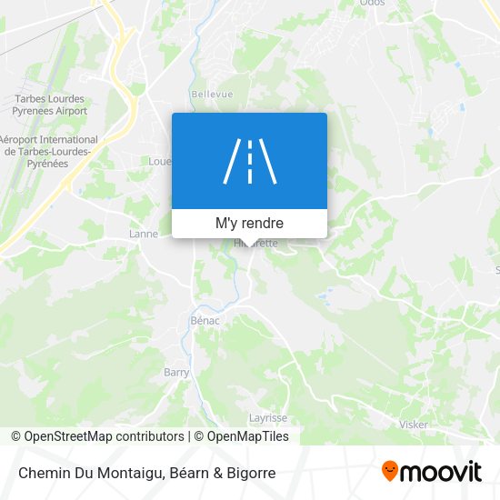 Chemin Du Montaigu plan
