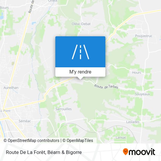 Route De La Forêt plan