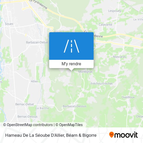 Hameau De La Séoube D'Allier plan