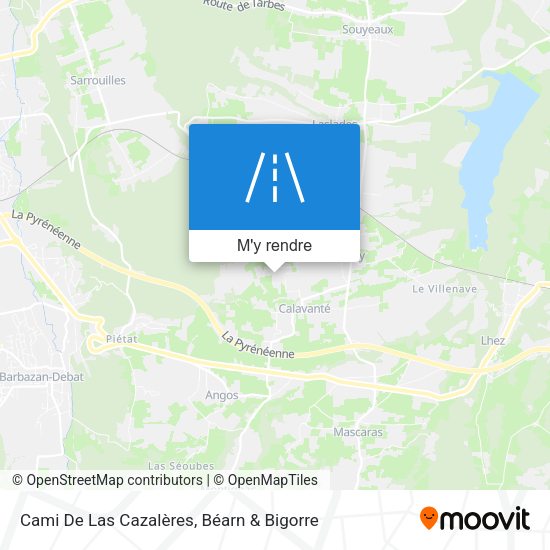 Cami De Las Cazalères plan