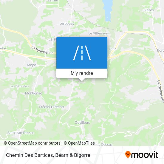 Chemin Des Bartices plan