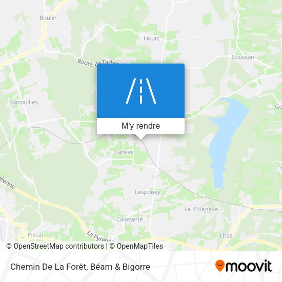 Chemin De La Forêt plan