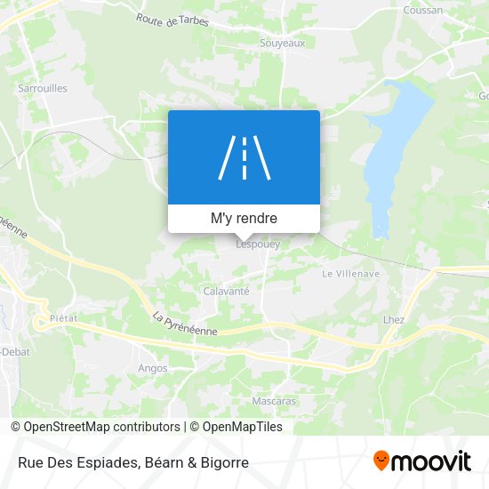 Rue Des Espiades plan