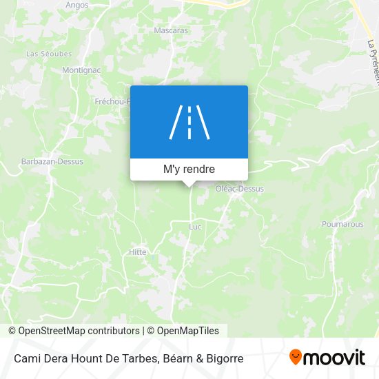 Cami Dera Hount De Tarbes plan