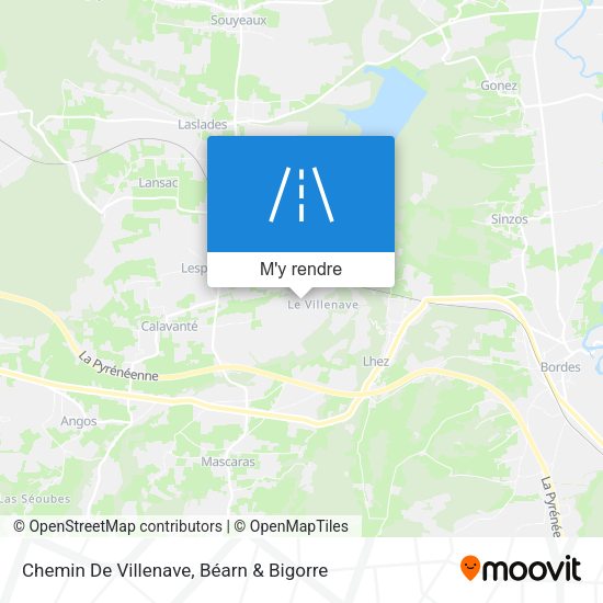 Chemin De Villenave plan