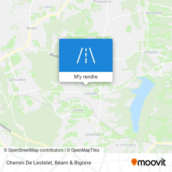 Chemin De Lestelet plan