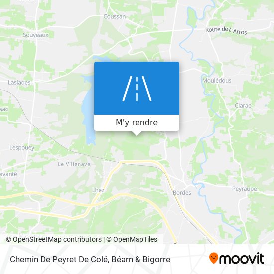 Chemin De Peyret De Colé plan