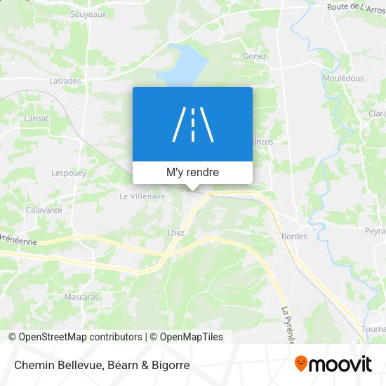 Chemin Bellevue plan