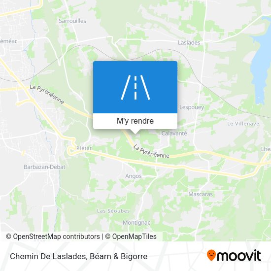 Chemin De Laslades plan