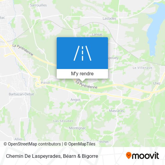 Chemin De Laspeyrades plan