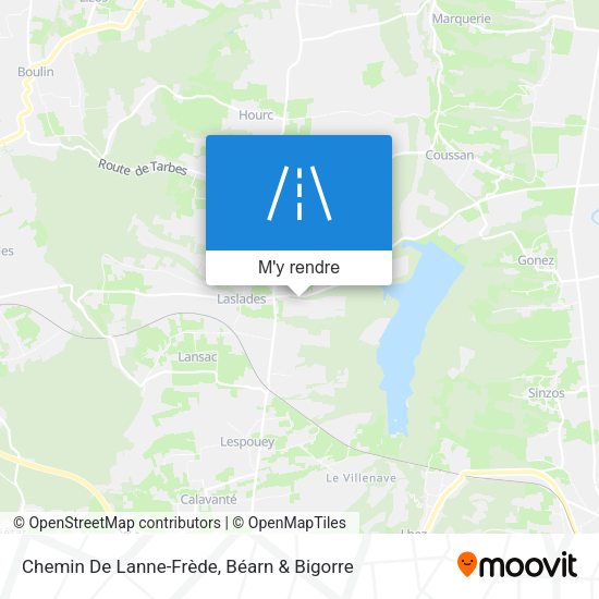 Chemin De Lanne-Frède plan