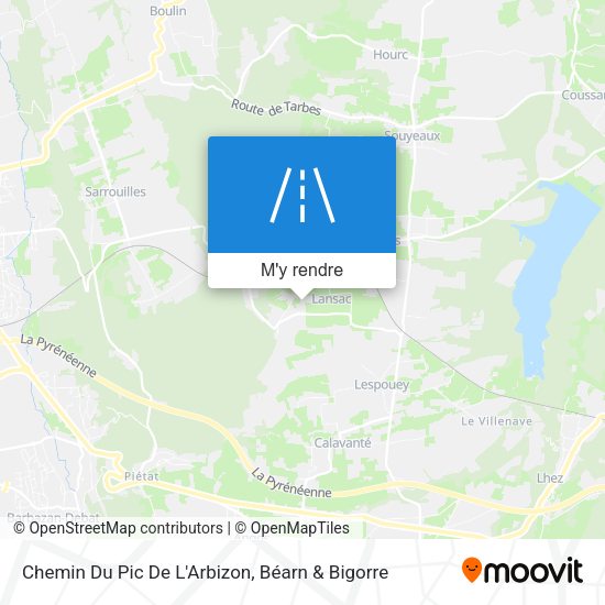 Chemin Du Pic De L'Arbizon plan