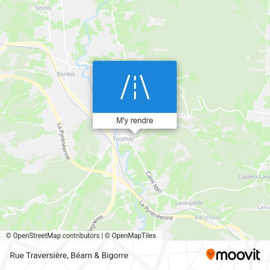 Rue Traversière plan