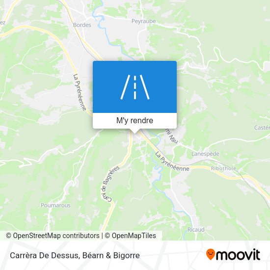 Carrèra De Dessus plan