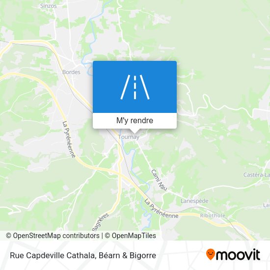 Rue Capdeville Cathala plan