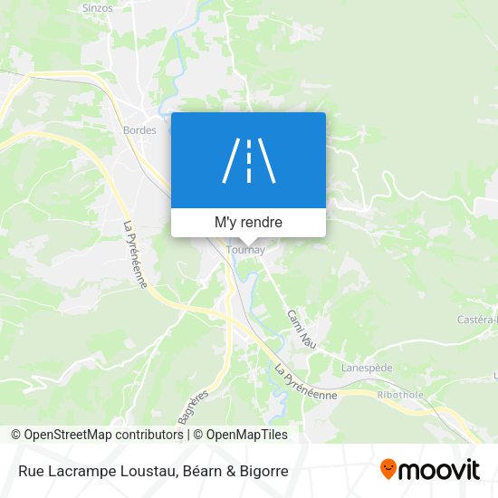 Rue Lacrampe Loustau plan