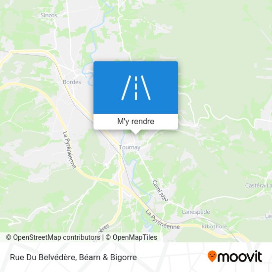 Rue Du Belvédère plan