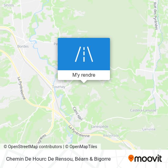 Chemin De Hourc De Rensou plan