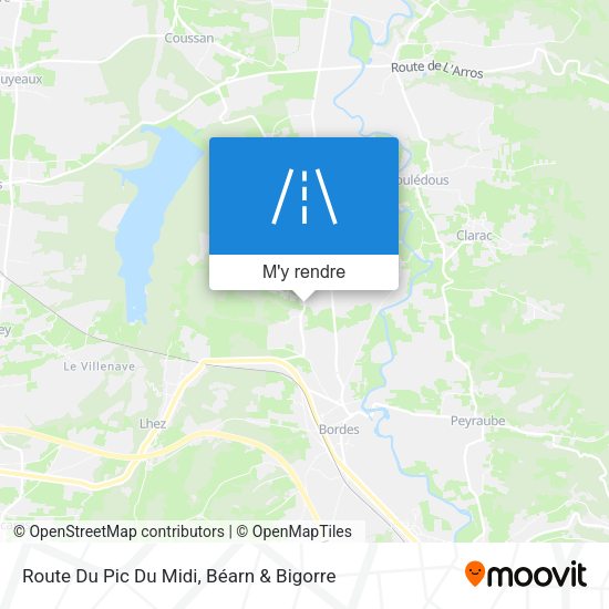 Route Du Pic Du Midi plan