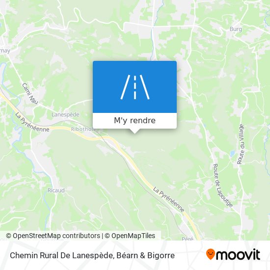 Chemin Rural De Lanespède plan