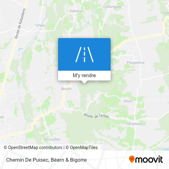 Chemin De Puisec plan