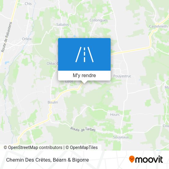 Chemin Des Crêtes plan