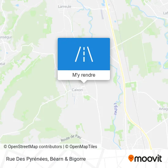 Rue Des Pyrénées plan