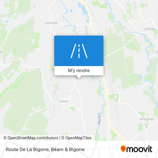 Route De La Bigorre plan