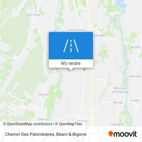 Chemin Des Palombières plan