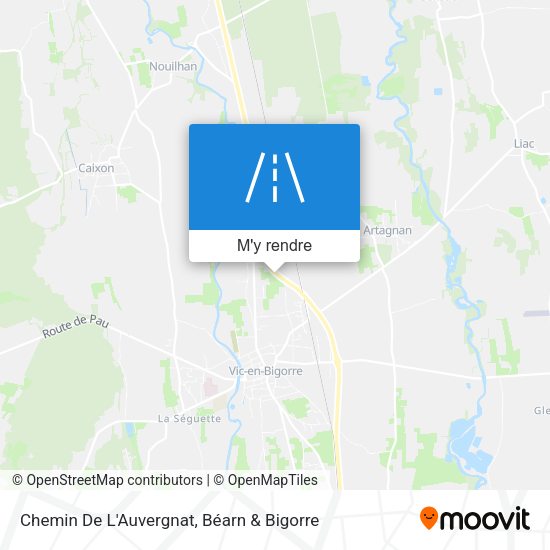 Chemin De L'Auvergnat plan