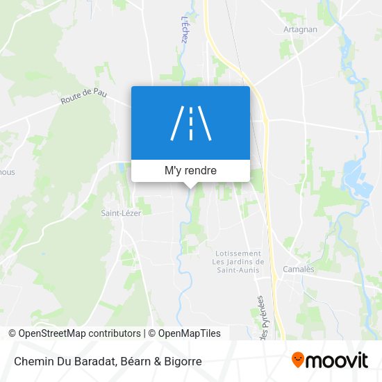 Chemin Du Baradat plan