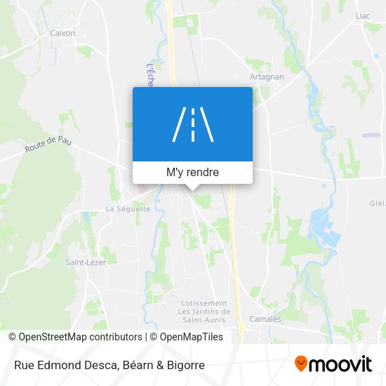 Rue Edmond Desca plan