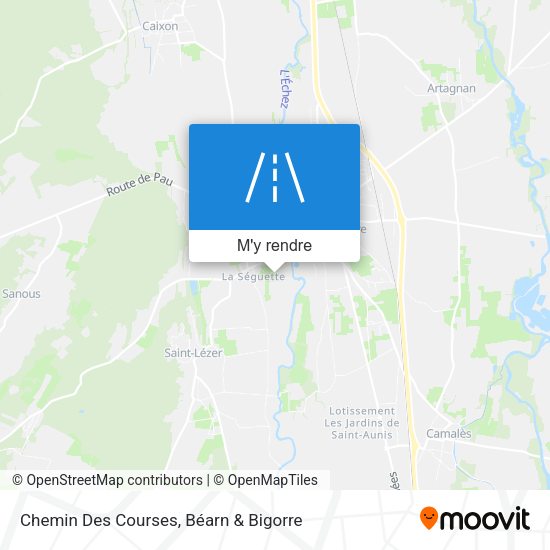 Chemin Des Courses plan