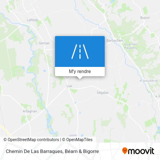 Chemin De Las Barraques plan