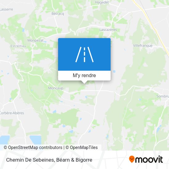 Chemin De Sebeines plan