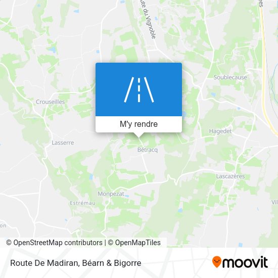 Route De Madiran plan