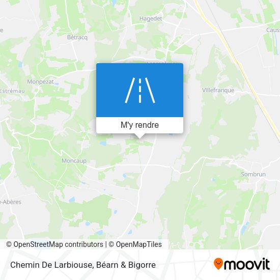 Chemin De Larbiouse plan