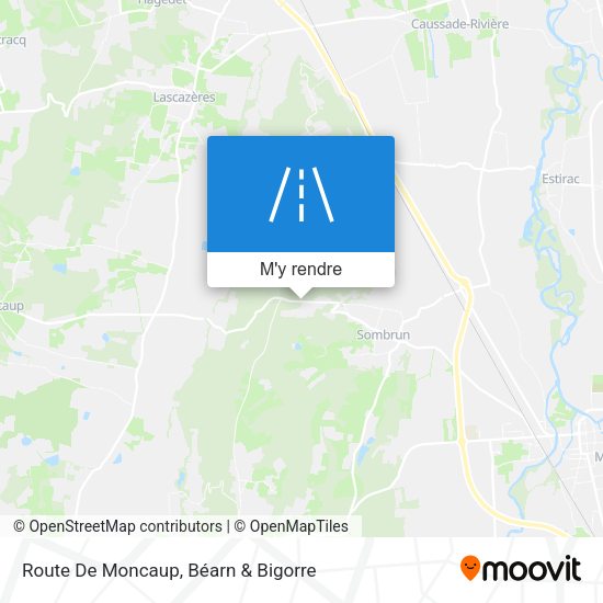 Route De Moncaup plan