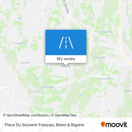 Place Du Souvenir Français plan