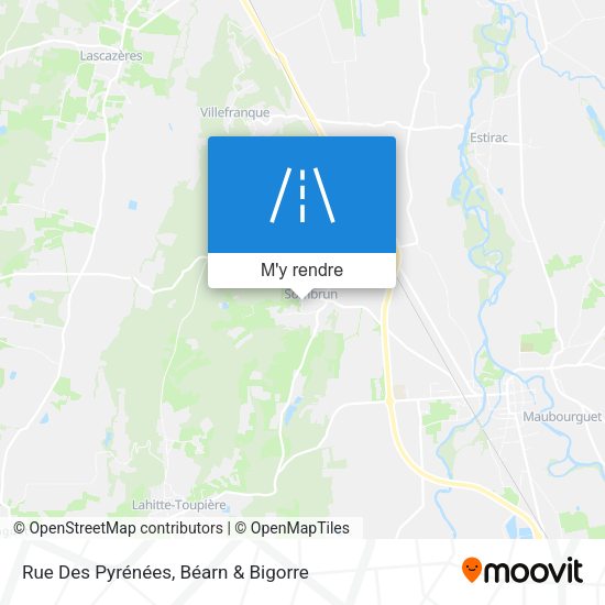 Rue Des Pyrénées plan
