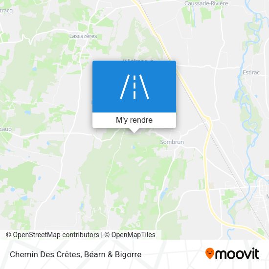 Chemin Des Crêtes plan