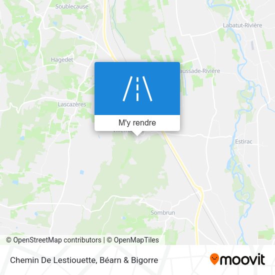 Chemin De Lestiouette plan