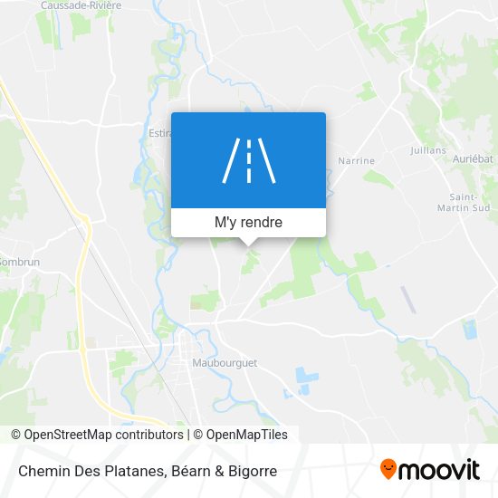 Chemin Des Platanes plan