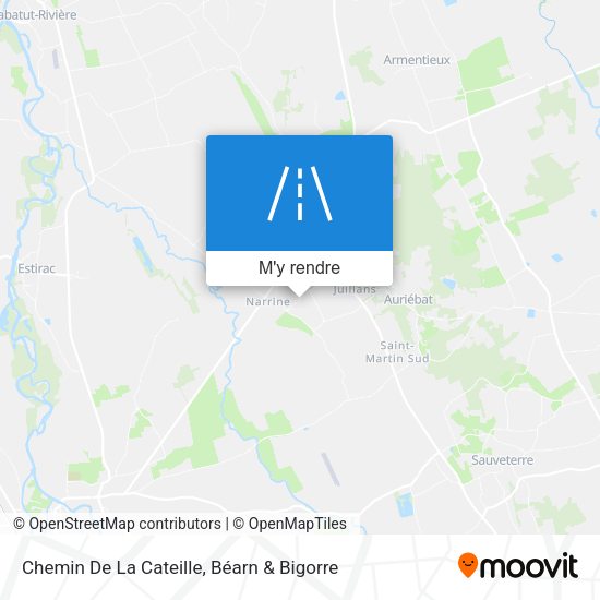 Chemin De La Cateille plan