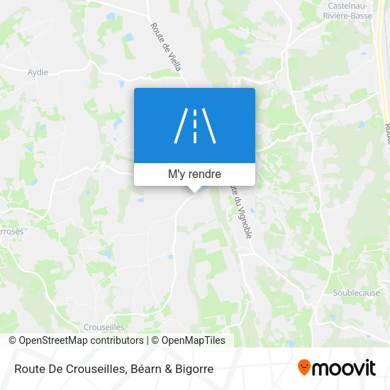 Route De Crouseilles plan