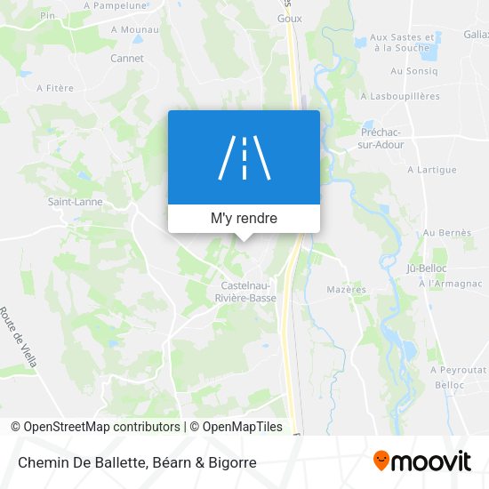 Chemin De Ballette plan